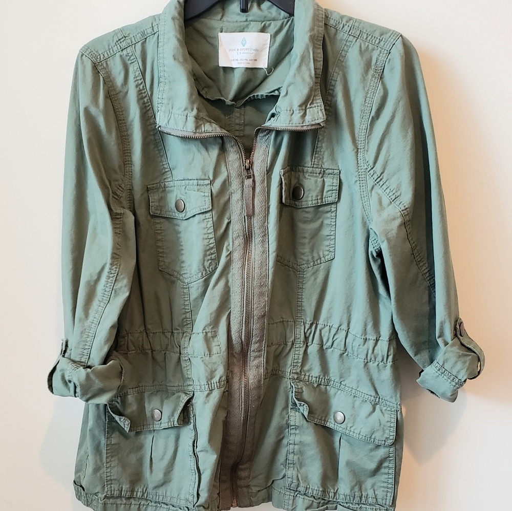 Jade and Ivory green jacket